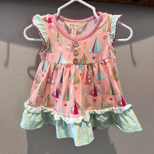 Adorable Matilda Jane dress in Size 3–6 months, in Good pre‑owned condition.